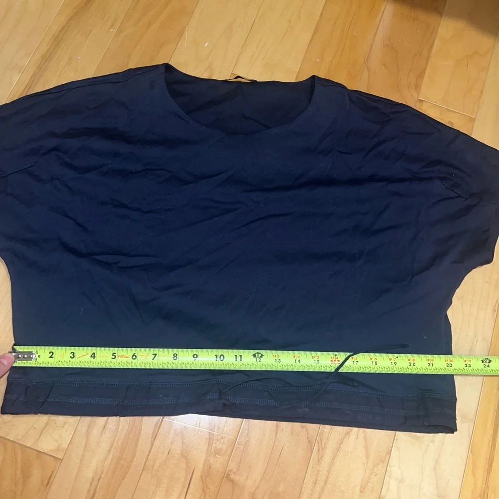 Navy Blue Zara cinched Top - Picture 7 of 7